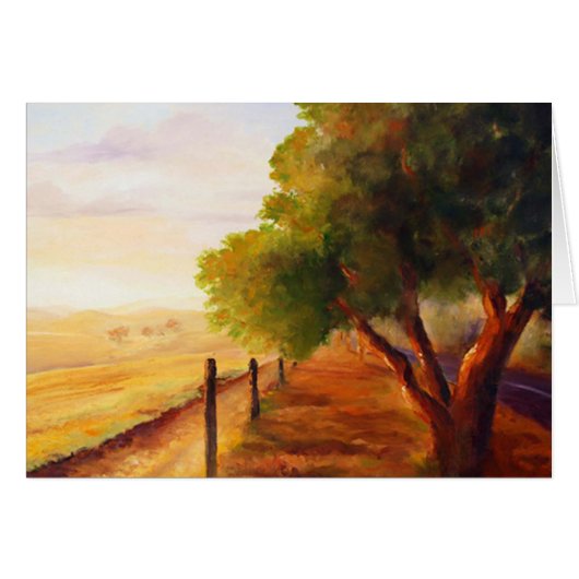 Sunrise on Whiskey Hill Road Cards (Front Horizontal)
