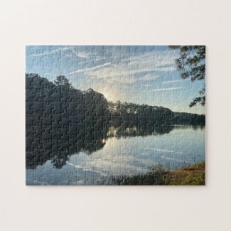 Sunrise Over a Georgia Lake