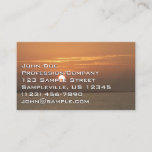 Sunrise over Aruba I Caribbean Seascape Business Card