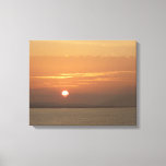 Sunrise over Aruba I Caribbean Seascape Canvas Print