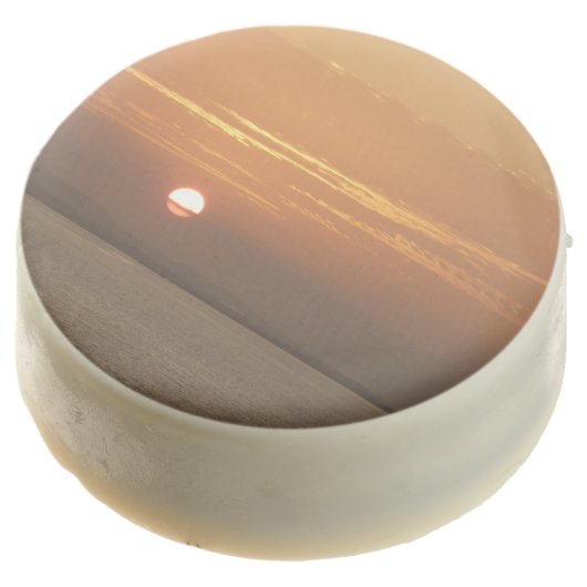 Sunrise over Aruba I Caribbean Seascape Chocolate Dipped Oreo (Angled)