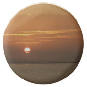 Sunrise over Aruba I Caribbean Seascape Chocolate Dipped Oreo (Front)