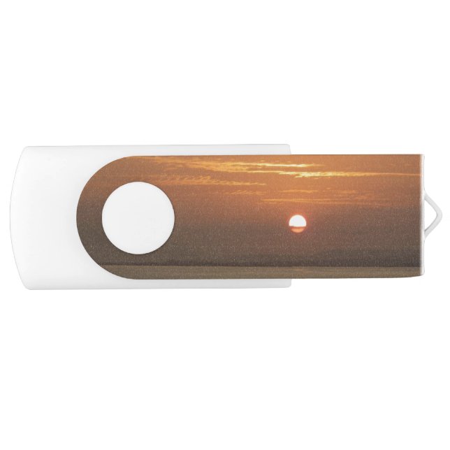 Sunrise over Aruba I Caribbean Seascape Flash Drive (Front)