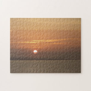Sunrise over Aruba I Caribbean Seascape Jigsaw Puzzle