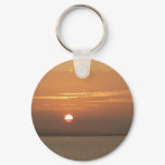 Sunrise over Aruba I Caribbean Seascape Keychain