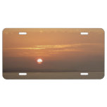 Sunrise over Aruba I Caribbean Seascape License Plate