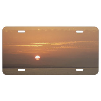 Sunrise over Aruba I Caribbean Seascape License Plate