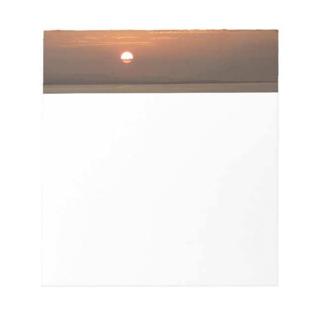 Sunrise over Aruba I Caribbean Seascape Notepad (Front)