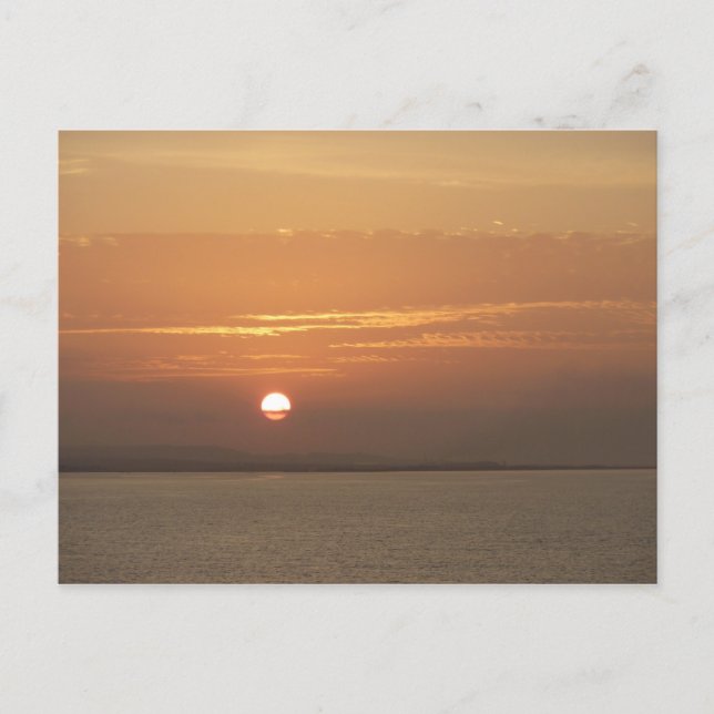 Sunrise over Aruba I Caribbean Seascape Postcard (Front)