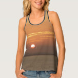 Sunrise over Aruba I Caribbean Seascape Tank Top