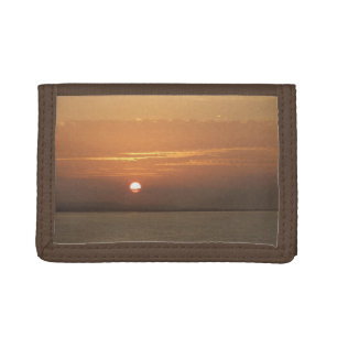 Sunrise over Aruba I Caribbean Seascape Tri-fold Wallet