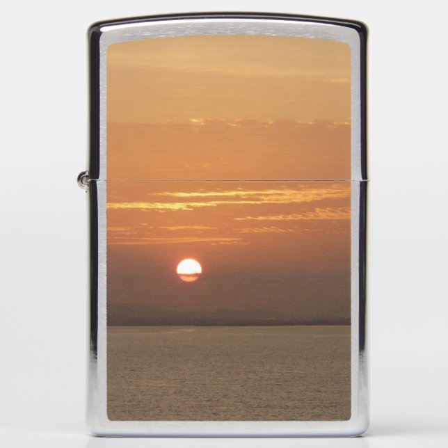 Sunrise over Aruba I Caribbean Seascape Zippo Lighter (Front)