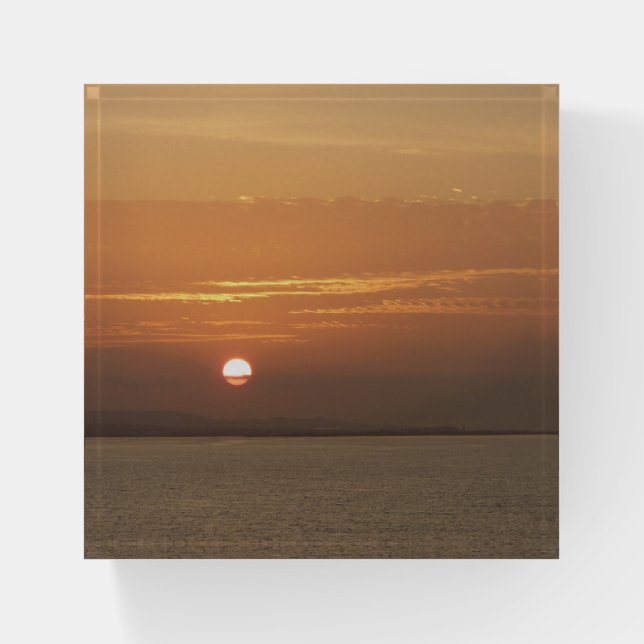 Sunrise over Aruba I Paperweight (Front)