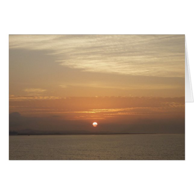 Sunrise over Aruba II Caribbean Seascape (Front Horizontal)