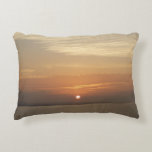 Sunrise over Aruba II Caribbean Seascape Accent Pillow