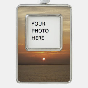 Sunrise over Aruba II Caribbean Seascape Christmas Ornament