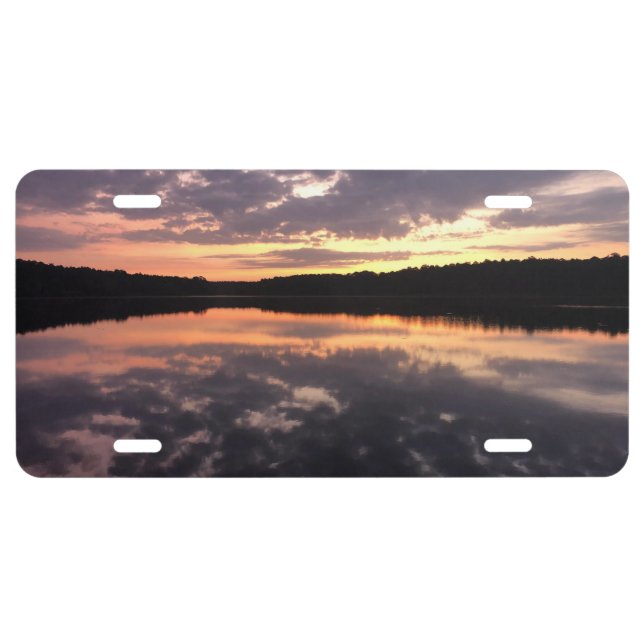 Sunrise Over Bear Lake License Plate (Front)
