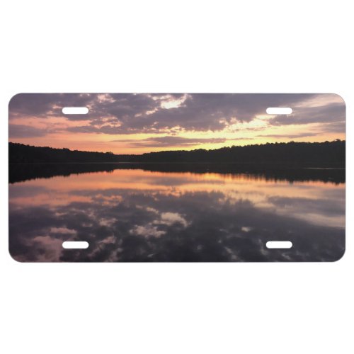 Sunrise Over Bear Lake License Plate