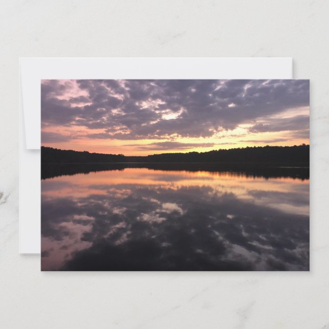Sunrise Over Bear Lake Note Card (Front)
