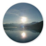 Sunrise over College Fjord Alaska Photography Ceramic Knob