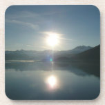 Sunrise over College Fjord Alaska Photography Drink Coaster