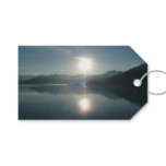 Sunrise over College Fjord Alaska Photography Gift Tags