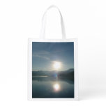 Sunrise over College Fjord Alaska Photography Grocery Bag