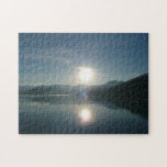 Sunrise over College Fjord Alaska Photography Jigsaw Puzzle