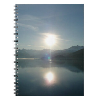 Sunrise over College Fjord Alaska Photography Notebook