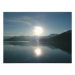 Sunrise over College Fjord Alaska Photography Photo Print