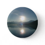 Sunrise over College Fjord Alaska Photography Pinback Button