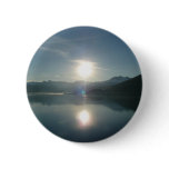 Sunrise over College Fjord Alaska Photography Pinback Button