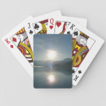 Sunrise over College Fjord Alaska Photography Playing Cards