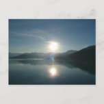 Sunrise over College Fjord Alaska Photography Postcard