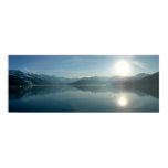 Sunrise over College Fjord Alaska Photography Poster