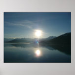 Sunrise over College Fjord Alaska Photography Poster