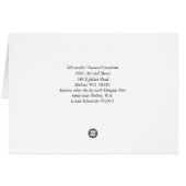 Sunrise Over Douglas Fir Trees Cards (Back Horizontal)