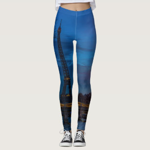 Sunrise over Eiffel tower - Paris, France, Europe Leggings
