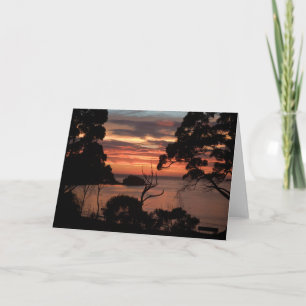 Sunrise Over Freycinet Np Card