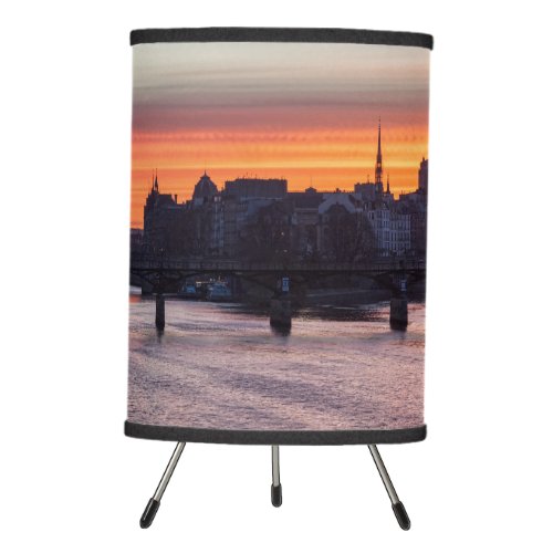 Sunrise over Ile de la Cite and Notre Dame _ Paris Tripod Lamp