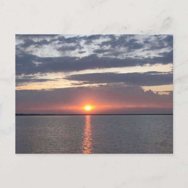 Sunrise Over Lake Postcard (Front)