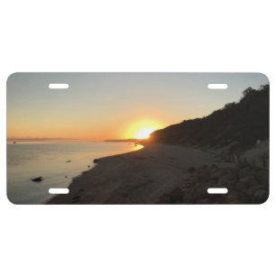 Sunrise Over Long Island Sound License Plate