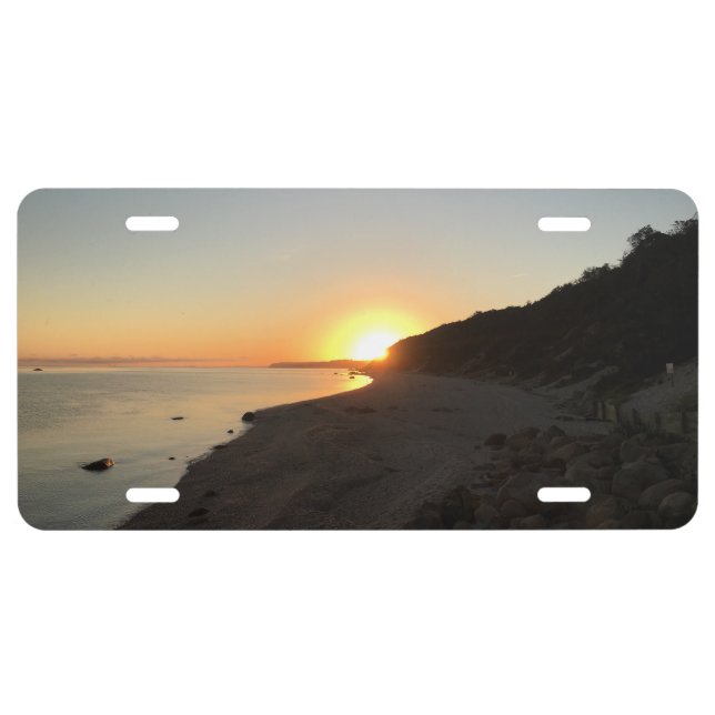 Sunrise Over Long Island Sound License Plate (Front)