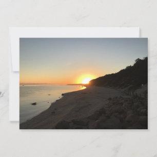 Sunrise Over Long Island Sound Note Card