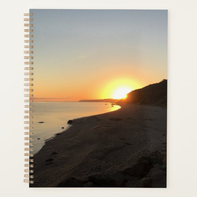 Sunrise Over Long Island Sound Planner (Front)