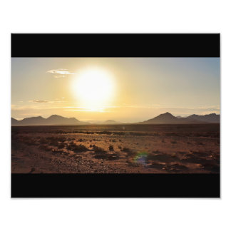 Sunrise Over Namib Desert Photo Enlargement Print