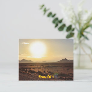 Sunrise Over Namib Desert Postcard