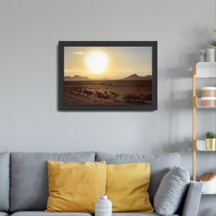 Sunrise Over Namib Desert Poster