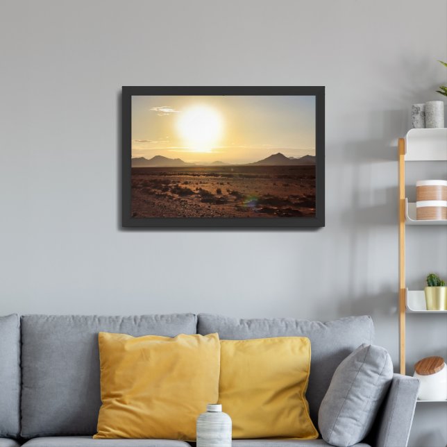 Sunrise Over Namib Desert Poster (Living Room 3)