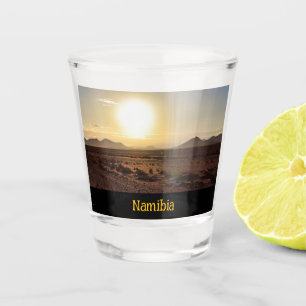 Sunrise Over Namib Desert Shot glass